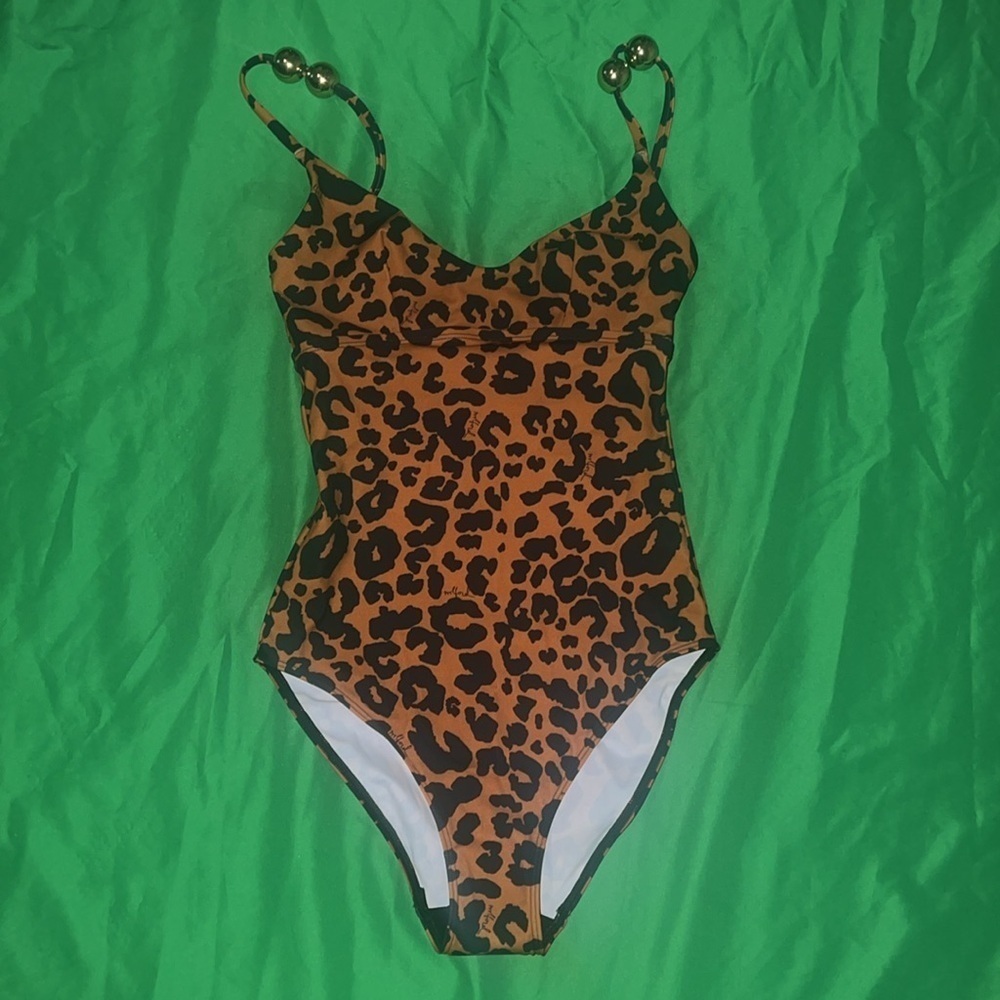 NWT Wolford Leopard Print Women's Swimsuit size XS - Picture 4 of 13